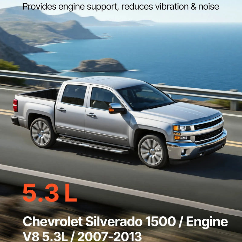 VEVOR dzinēja un transmisijas balstu komplekts, 3 gab., saderīgs ar 2007–2013 Chevrolet Silverado 1500 5.3L V8, OE nomaiņa A5365, A5365, A2638, nodrošina drošu un stabilu balstu.