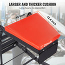 VEVOR Augšējais Auto Ratiņkrēsls, Regulējams 108-165 cm, 181 kg, 4 Grozāmie Riteņi, Polsterēta Platforma, Salokāms, Piemērots Garāžai un Remontdarbiem