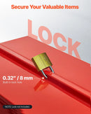 Metāla instrumentu kaste 35,6 cm, 2 līmeņu, 3 nodalījumu salokāma pārnēsājama ar rokturi un aizslēga vietu, pulverkrāsots tērauds, sarkana