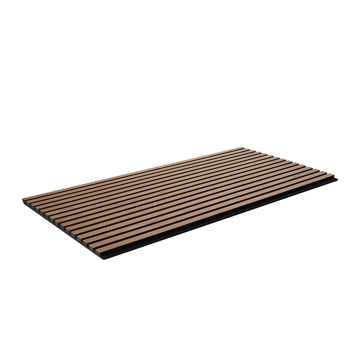VEVOR Wood Slat Acoustic Panels, 600 × 1200 mm, MDF Accent Wood Wall Panels for Modern Interior, Artificial Wood Wall Panels for Stylish Décor and Noise Reduction, Walnut Colour