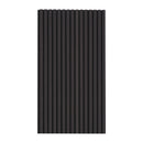 VEVOR koka līstu akustiskie paneļi, 600 × 1200 mm, MDF akcenta koka sienas paneļi modernam interjera dekoram, mākslīgā koka sienas paneļi trokšņu samazināšanai, melnā ozola krāsā