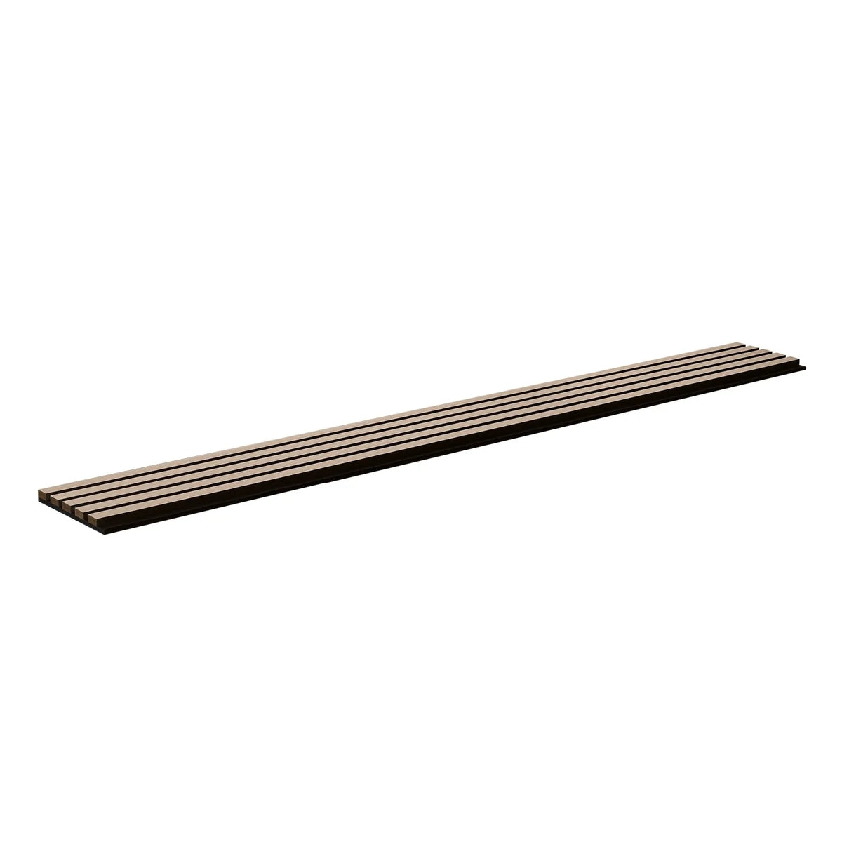 VEVOR Wood Slat Acoustic Panels, 200 × 2400 mm, MDF Accent Wood Wall Panels for Modern Interior Décor, Artificial Wood Wall Panels for Noise Reduction, Silver Oak Colour