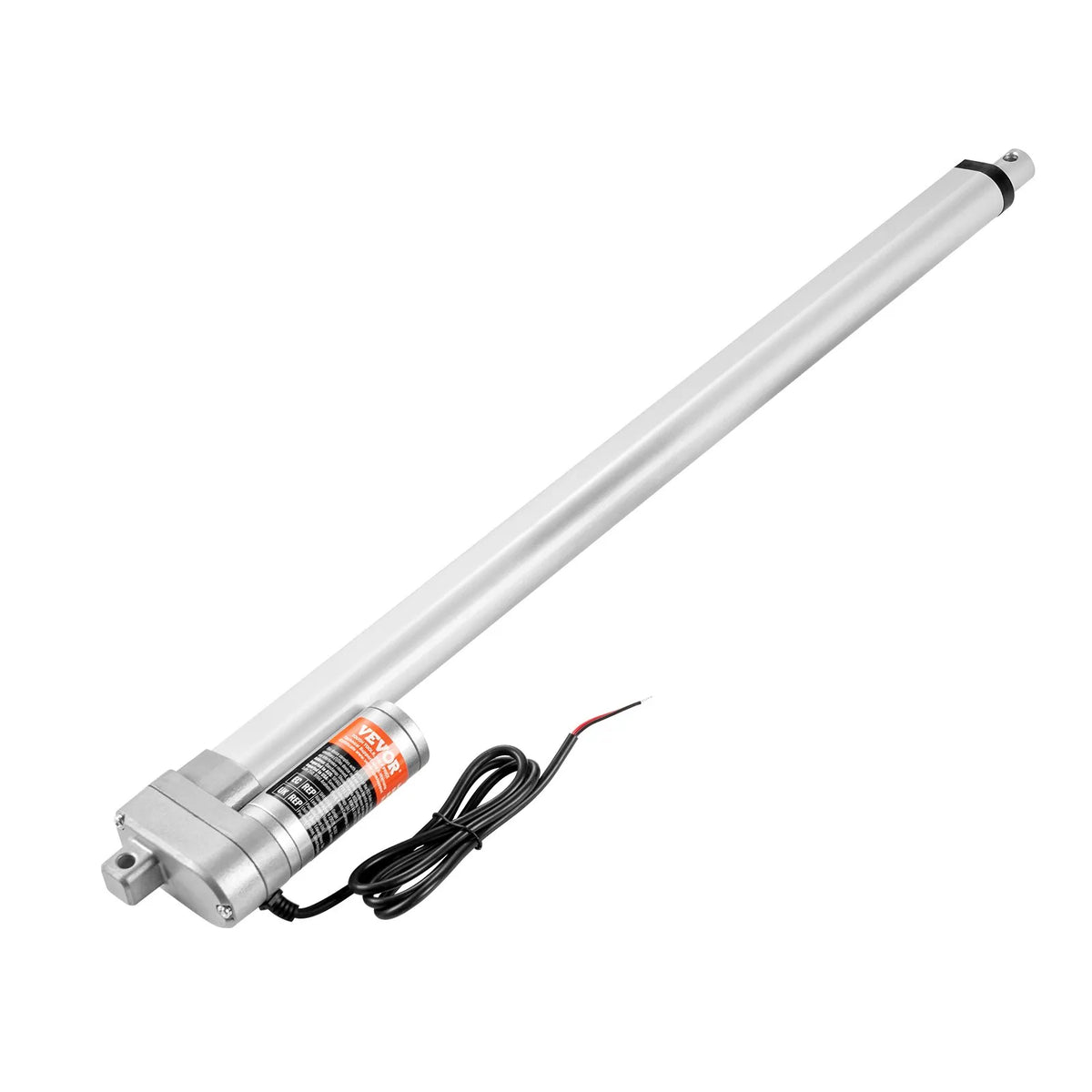 VEVOR lineārais aktuators 12 V 50,8 cm IP65 ūdensizturīgs 3000 N 5 mm/s lineārās kustības aktuators ar montāžas kronšteinu lietošanai ārā