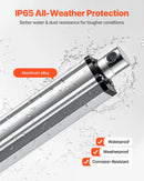 VEVOR 12 V lineārais aktuators 15,2 cm IP65 ūdensizturīgs lineārais aktuators 3000 N 5 mm/s ar montāžas kronšteiniem saules izsekošanas sistēmām industriālajām iekārtām un durvju atvērējiem