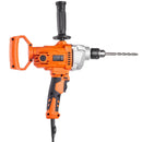 VEVOR urbjmaisītājs, 12,7 mm vadu elektriskais urbjmaisītāja komplekts, 0–850 apgr./min, 3,2 A maisīšanas urbjmašīna, maisīšanas iekārta ar D veida rokturi urbšanai un maisīšanai, rokas cementa maisītājs barībai, krāsai un cementam