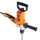 VEVOR urbjmaisītājs, 15,89 mm vadu elektriskais urbjmaisītāja komplekts, 0–750 apgr./min, 3 A maisīšanas urbjmašīna, maisīšanas iekārta ar D veida rokturi urbšanai un maisīšanai, rokas cementa maisītājs barībai, krāsai un cementam