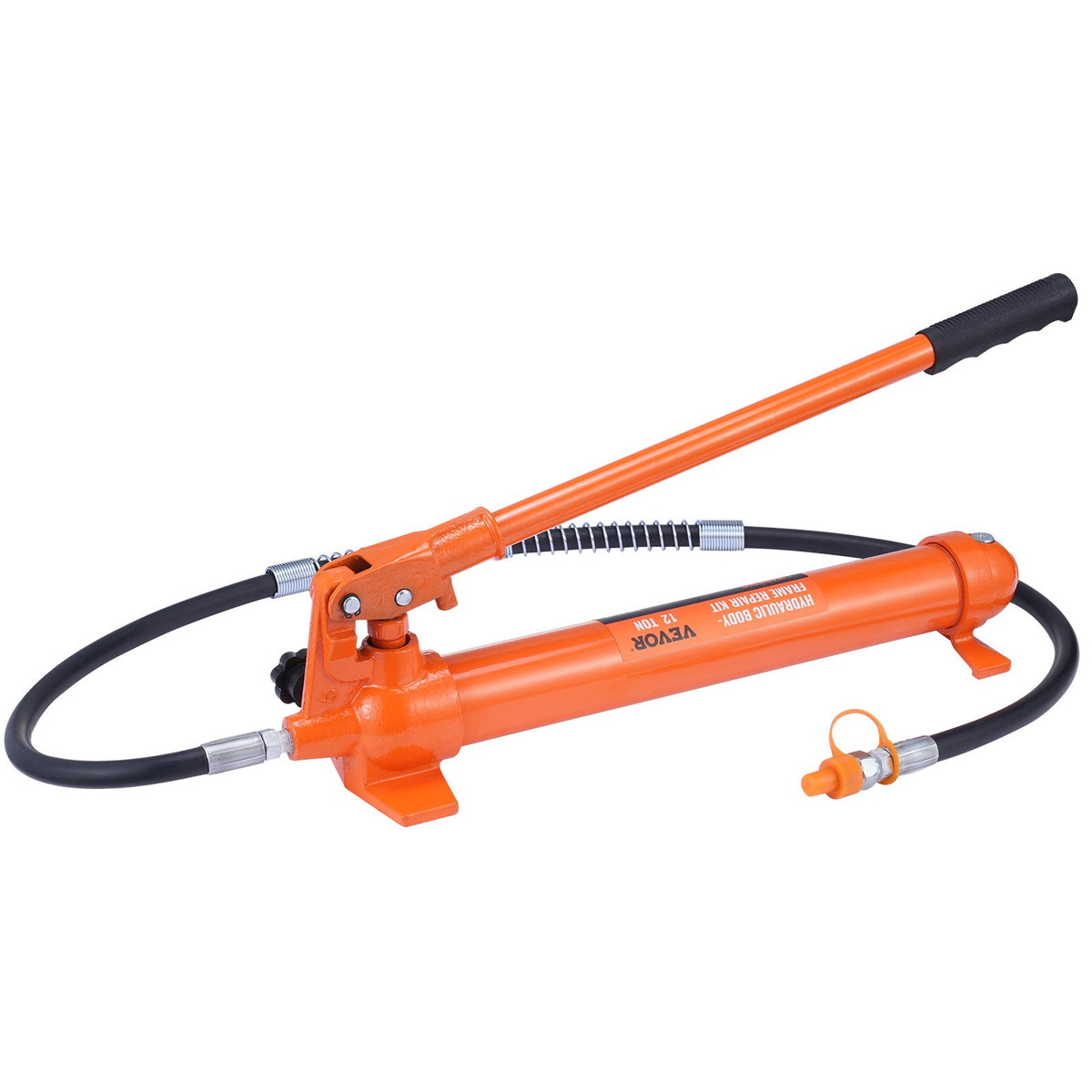 VEVOR 12 Tonne Hydraulic Floor Jack with Air Pump, Lift and Cylinder Frame, Porta Power Repair Kit