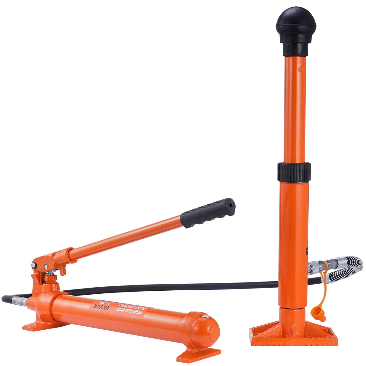 VEVOR 12 Tonne Hydraulic Floor Jack with Air Pump, Lift and Cylinder Frame, Porta Power Repair Kit