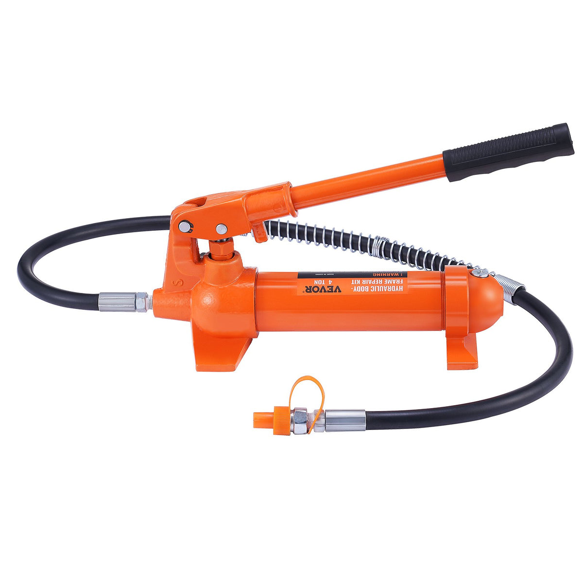 VEVOR Portable Hydraulic Lift Kit, 4 t Lifting Capacity, with 1.2 m Oil Hose, for Car Body Repair, Trucks and Agricultural Machinery, Includes Storage Box