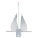 Fluke tipa enkura komplekts, 3,9 kg karsti cinkota tērauda fluke enkurs ar 2,4 m ķēdi, 22,8 m virvi un divām 10 mm šaklēm, jūras laivu enkurs maziem kuģiem līdz 5,5 m, piemērots jūrai, upēm un piekrastes zonām