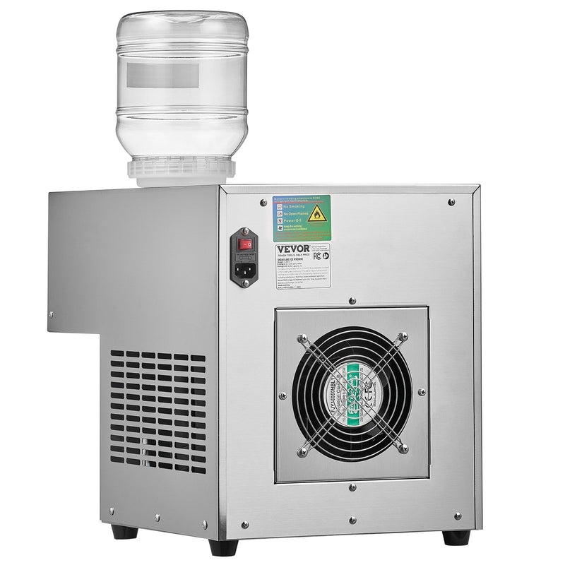 Коммерческая машина VEVOR sniegpārsluledus, 80 кг/24 ч, нержавеющая сталь, нержавеющая сталь, пагатавошанай