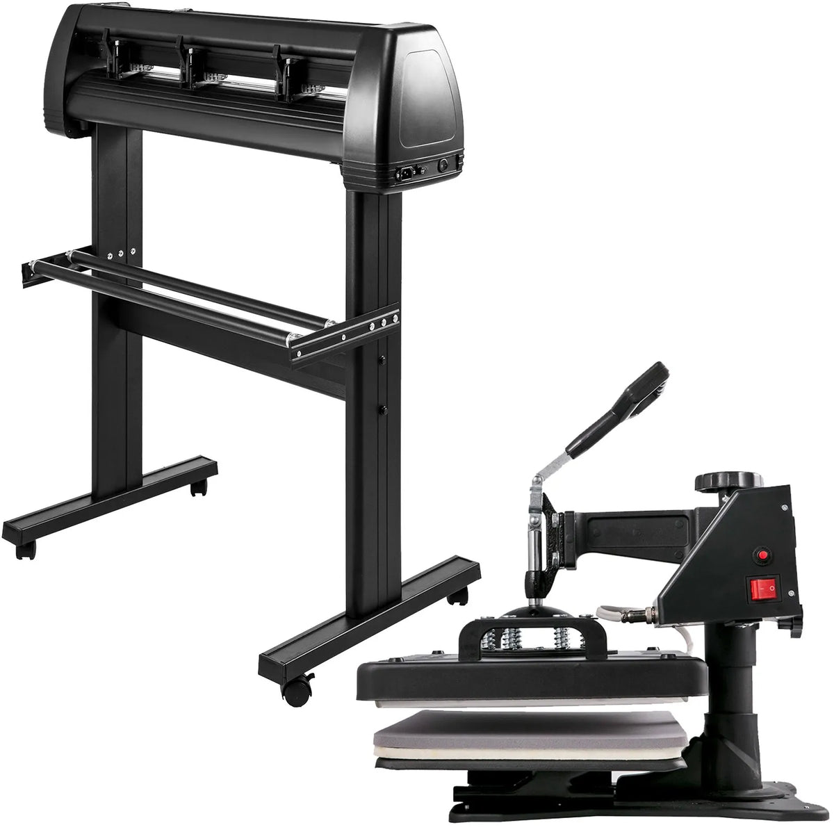 VEVOR 5 vienā termoprese 305 x 381 mm ar 711 mm vinila griešanas ploteri, programmatūru un sublimācijas funkciju - ZEMLETES.LV