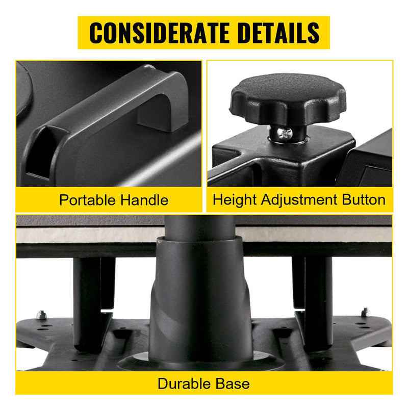 VEVOR 5-in-1 siltuma prese 12x15 cm ar 870 mm vinila griezēja ploteri, komplekts sublimācijai un amatniecībai