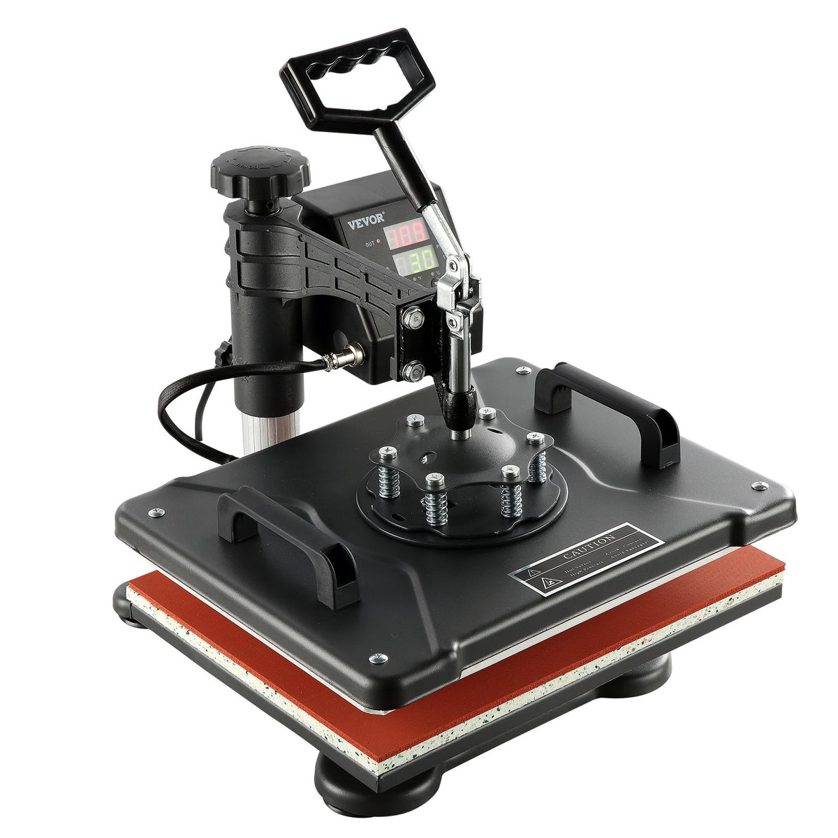 VEVOR Heat Press 38 × 30 cm 8-in-1 for T-shirts, Mugs, Caps and Plates