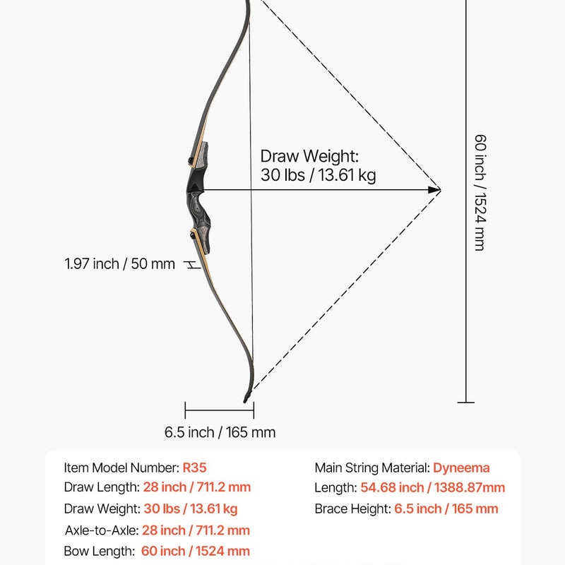 Lokšaušanas komplekts ar recurve loku un bultām, 152 cm koka izjaucamais loks labročiem ar ergonomisku rokturi, treniņiem, šaušanai mērķī un medībām, iesācējiem un pieredzējušiem, 13,6 kg