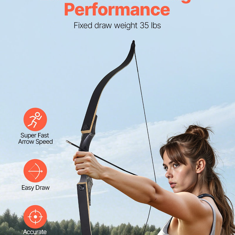 Lokšaušanas komplekts ar recurve loku un bultām, 152 cm koka izjaucamais loks labročiem ar ergonomisku rokturi, treniņiem, mērķšaušanai un medībām, iesācējiem un pieredzējušiem, 15,9 kg