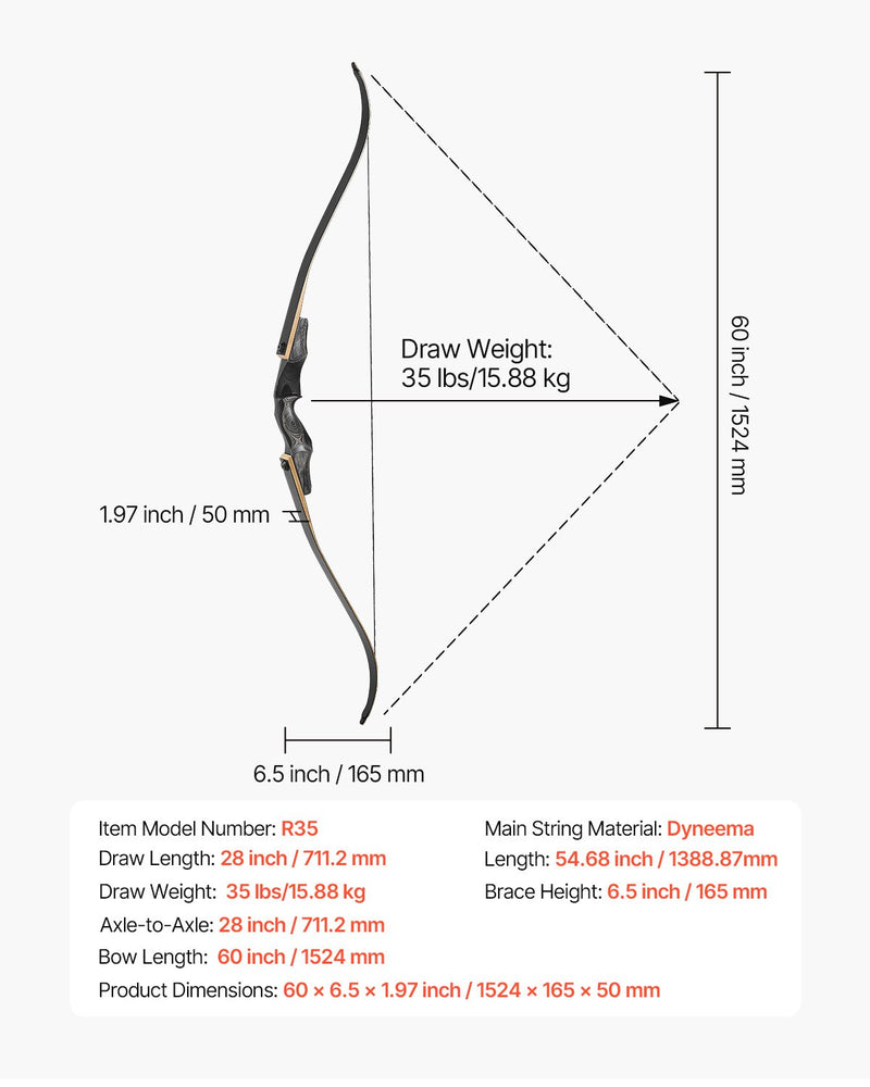Lokšaušanas komplekts ar recurve loku un bultām, 152 cm koka izjaucamais loks labročiem ar ergonomisku rokturi, treniņiem, mērķšaušanai un medībām, iesācējiem un pieredzējušiem, 15,9 kg