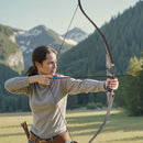 Lokšaušanas komplekts ar recurve loku un bultām, 152 cm koka izjaucamais loks labročiem ar ergonomisku rokturi, treniņiem, mērķšaušanai un medībām, iesācējiem un pieredzējušiem, 15,9 kg