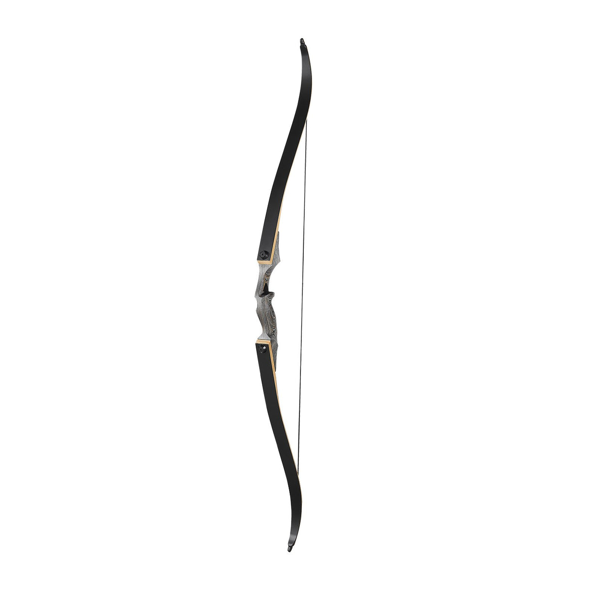 VEVOR Sports and Training Archery Set with Recurve Bow and Arrows — 152 cm Takedown Wooden Bow for Right-Handers with Ergonomic Grip, Suitable for Target Shooting Beginners and Experienced Users (20.4 lbs)