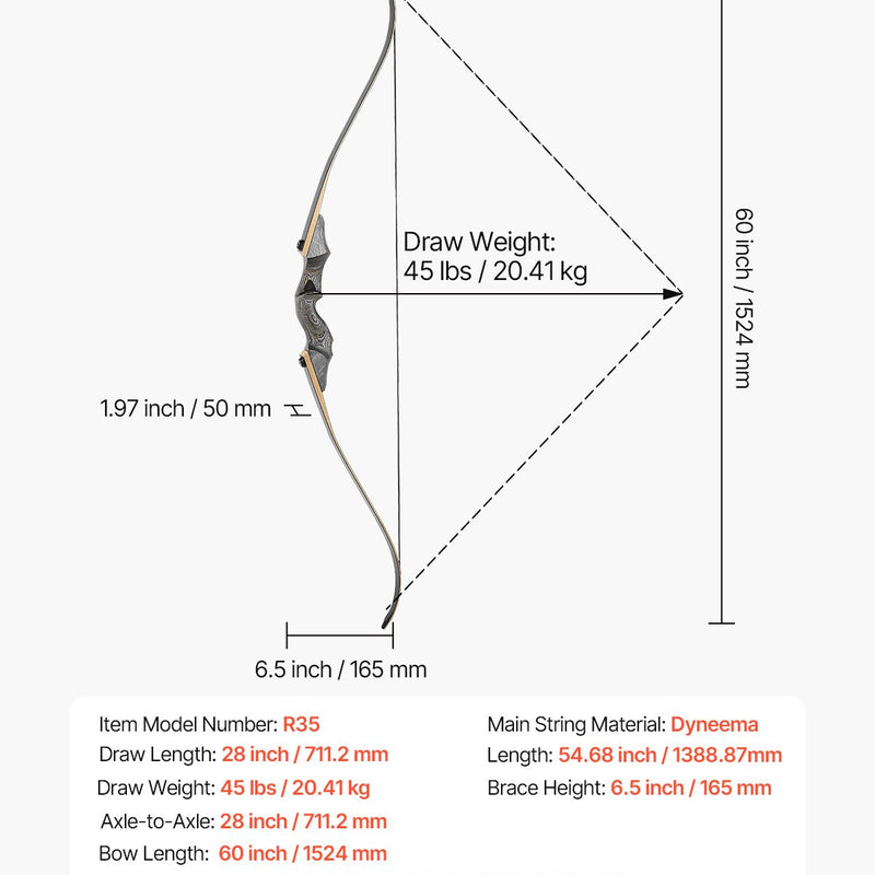 Lokšaušanas komplekts ar recurve loku un bultām, 152 cm koka izjaucamais loks labročiem ar ergonomisku rokturi, treniņiem, mērķšaušanai un medībām, iesācējiem un pieredzējušiem, 20,4 kg