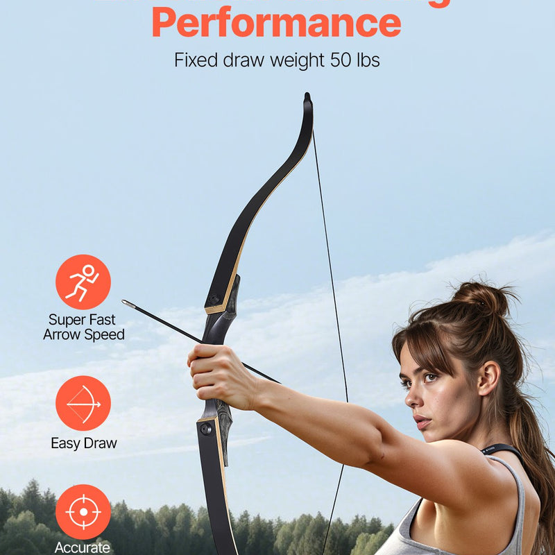 Lokšaušanas komplekts ar recurve loku un bultām, 152 cm koka izjaucamais loks labročiem ar ergonomisku rokturi, treniņiem, mērķšaušanai un medībām, iesācējiem un pieredzējušiem, 22,7 kg