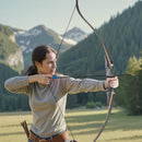 Lokšaušanas komplekts ar recurve loku un bultām, 152 cm koka izjaucamais loks labročiem ar ergonomisku rokturi, treniņiem, mērķšaušanai un medībām, iesācējiem un pieredzējušiem, 22,7 kg