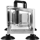 VEVOR manuālais tomātu griezējs, 6 mm + 9,5 mm + 4,5 mm, nerūsējošais tērauds, neslīdoša pamatne