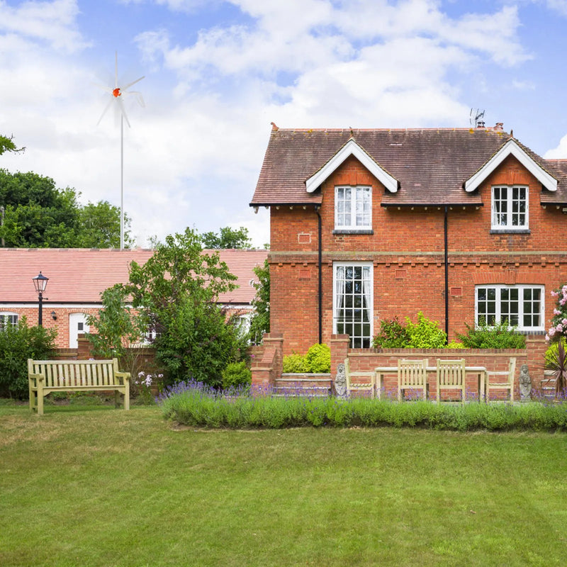 VEVOR 500 W vēja turbīnas ģenerators 12 V ar MPPT kontrolieri, 5 lāpstiņas, palaišanās vēja ātrums 2,5 m/s, regulējams vēja virziens, piemērots mājām, fermām, kemperiem un laivām