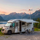 VEVOR 800 W 12 V vēja ģenerators ar 5 lāpstiņām un MPPT kontrolieri dzīvojamajiem transportlīdzekļiem, laivām, mājām un saimniecībām, bez masta