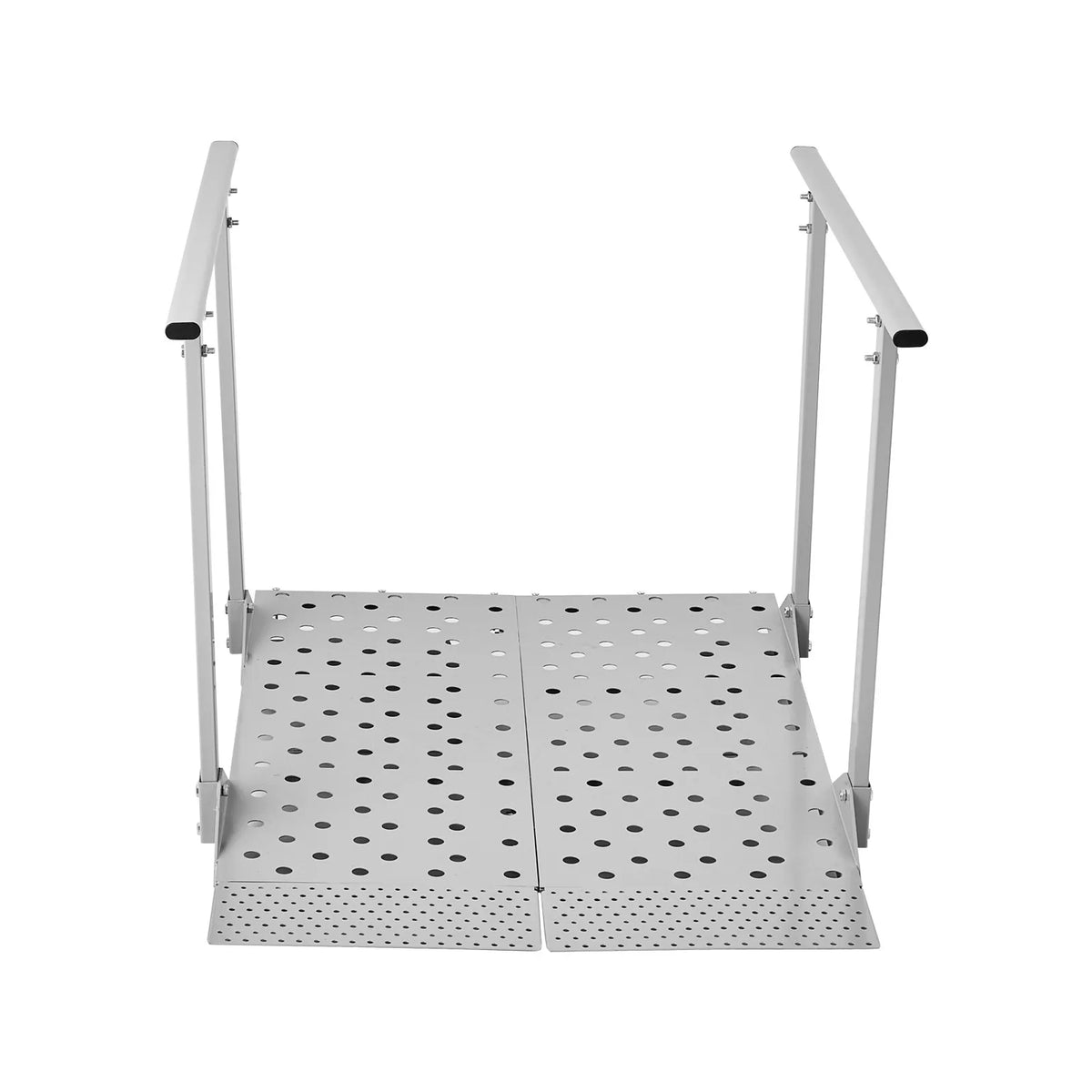 VEVOR Aluminium Wheelchair Ramp with Handrails 114 × 85 cm, up to 199.6 kg