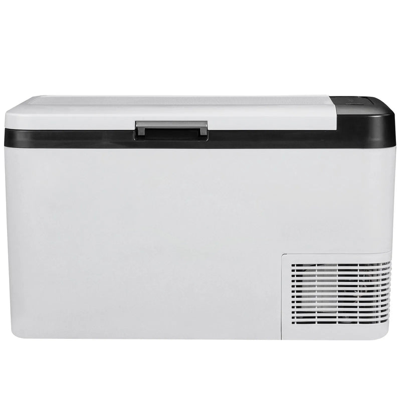 VEVOR 12 V auto ledusskapis-saldētava, 21 l, vienas zonas, ar lietotnes vadību un riteņiem, 12/24 V DC un 100–240 V AC, elektriskais kompresora dzesētājs automašīnām, kemperiem, laivām un lietošanai mājās