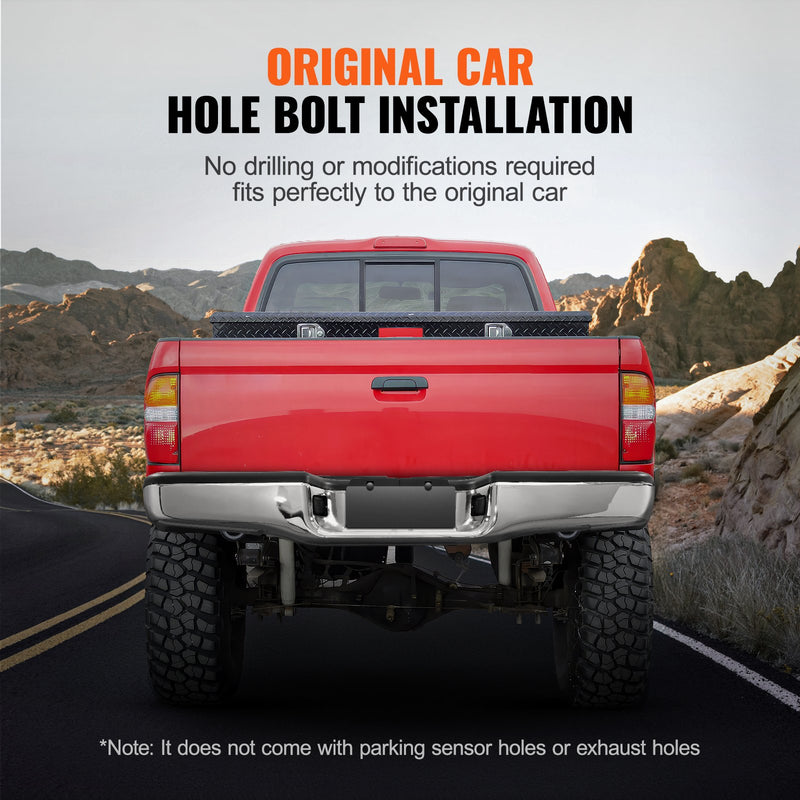 VEVOR Aizmugurējais soliņbampers, hromēts tērauda bampers Toyota Tacoma 1995-2004