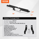 VEVOR Aizmugurējais soliņbampers, hromēts tērauda bampers Toyota Tacoma 1995-2004