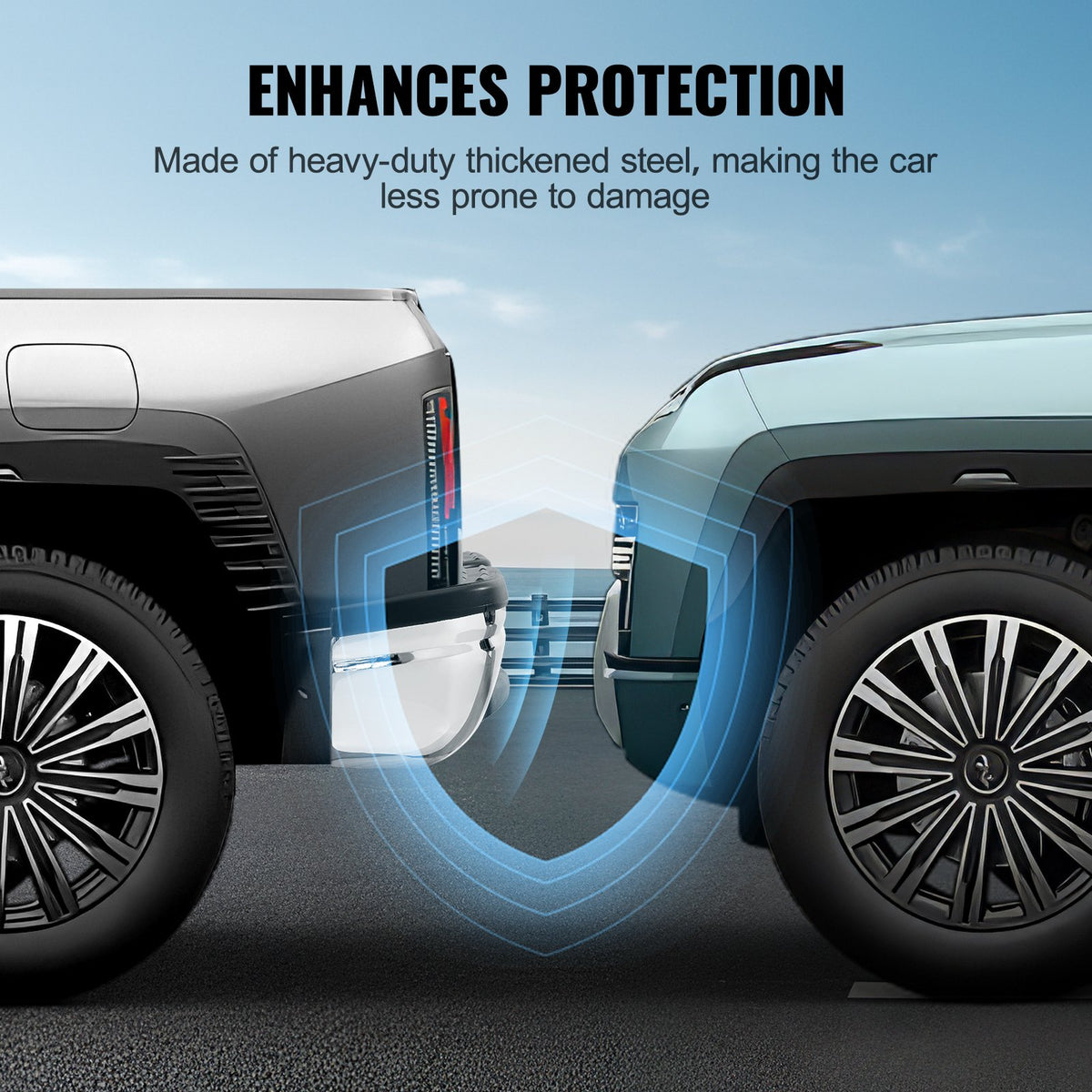 Rear Steel Bumper Ford F250/F350 Super Duty (1999–2007)
