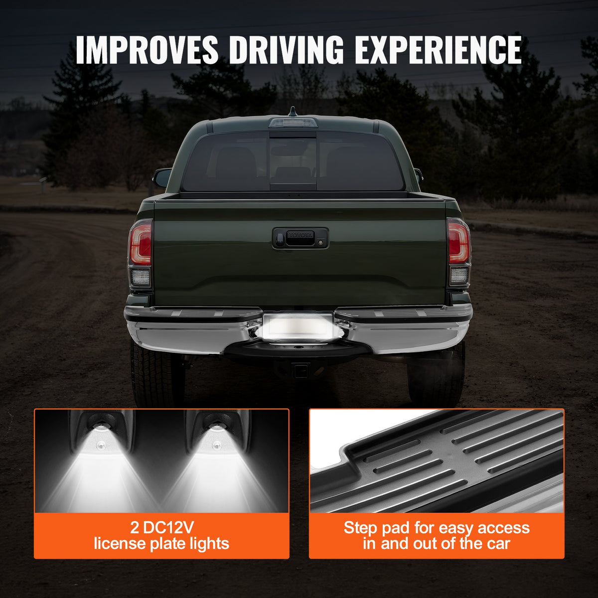 Rear Steel Bumper Ford F250/F350 Super Duty (1999–2007)