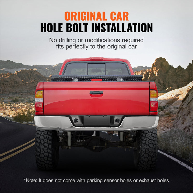 VEVOR Aizmugurējais soļu bamperis Hromēts tērauda bamperis 2007-2013 Toyota Tundra