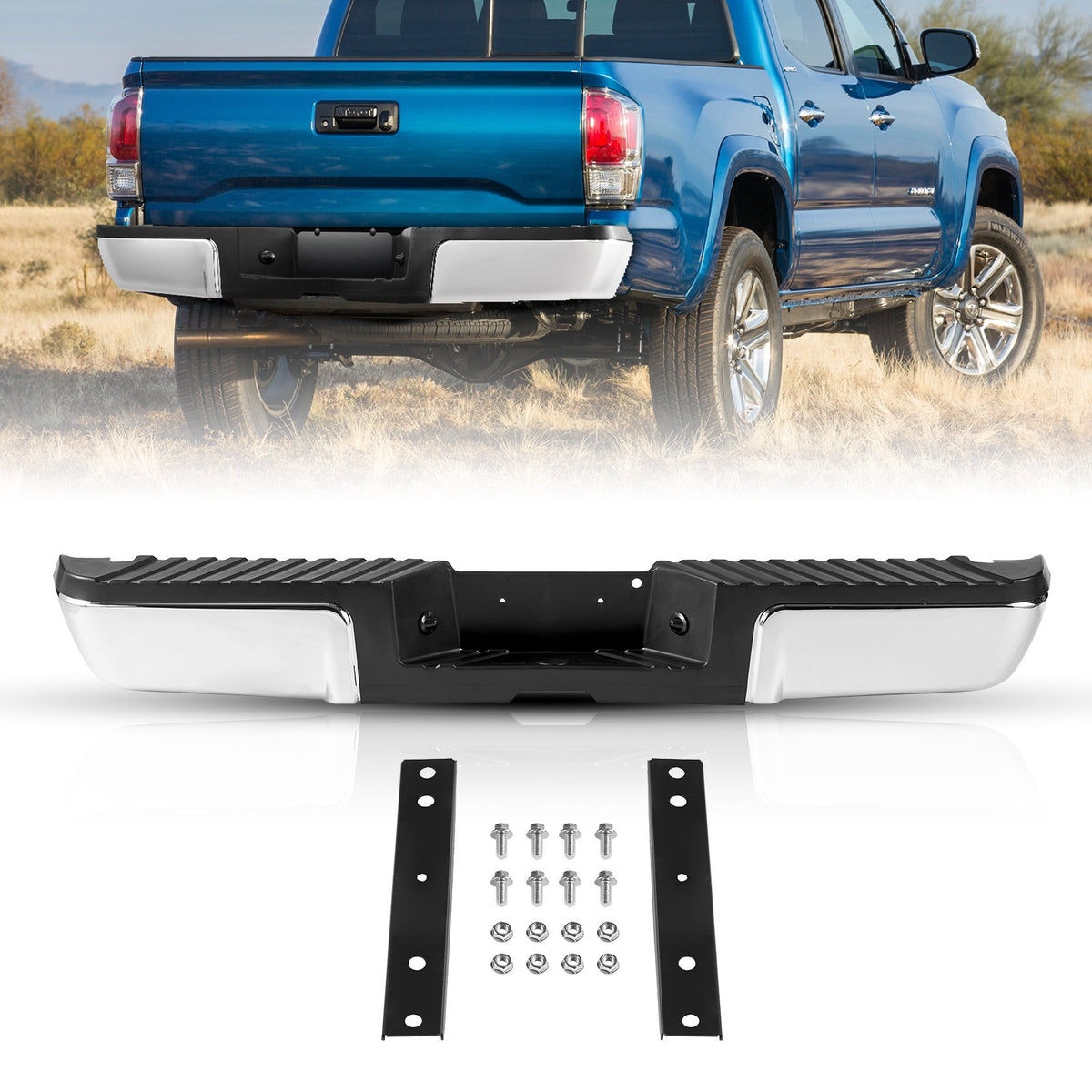 VEVOR Aizmugurējais tērauda bamperis 2008-2016 Ford F250/Ford F350 Super Duty
