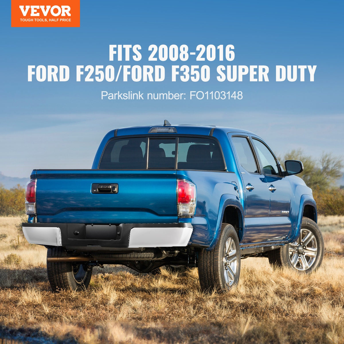 VEVOR Aizmugurējais tērauda bamperis 2008-2016 Ford F250/Ford F350 Super Duty