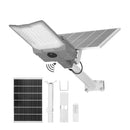 VEVOR 12 000 W saules ielas lampa āra apstākļiem, 900 000 lm, augstas jaudas LED prožektors autostāvvietām ar krēslas–rītausmas režīmu, dalītā tipa drošības apgaismojums ar RF tālvadību, IP65, piebraucamajam ceļam un pagalmam