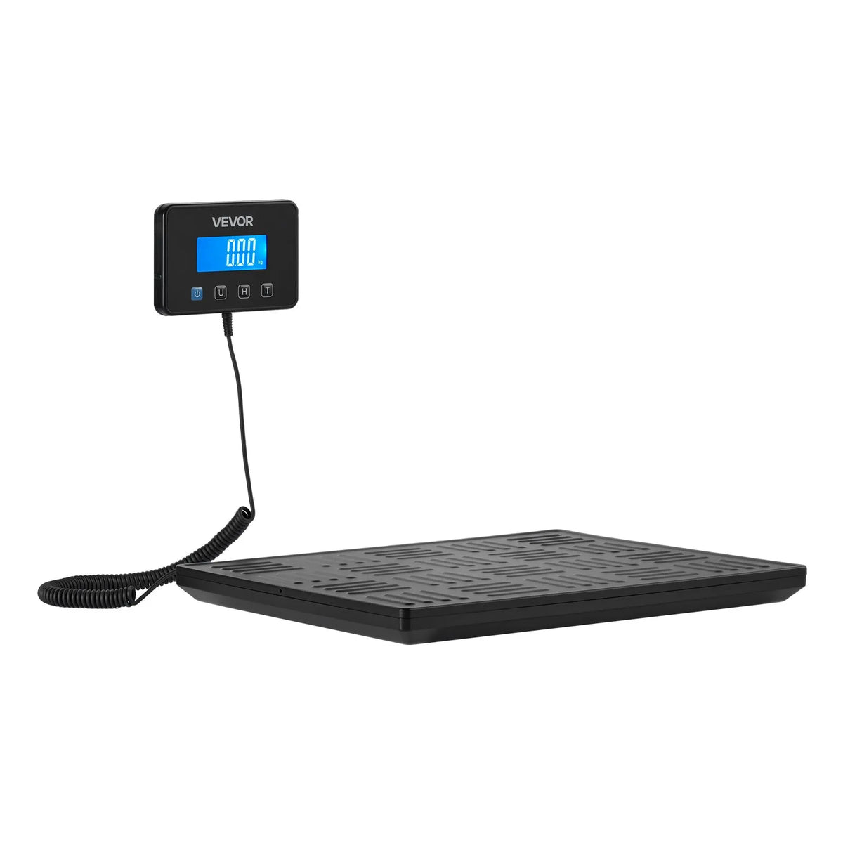 VEVOR digitālā pasta svari, dubultā precizitāte 20 g / 100 g, komerciālie svari līdz 300 kg ar Hold/Tare funkciju un LCD displeju, piemēroti sūtījumiem, pasta pakām un bagāžai, iekļauta baterija un uzlādes kabelis