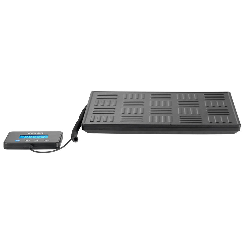 VEVOR digitālā pasta svari, dubultā precizitāte 20 g / 100 g, komerciālie svari līdz 300 kg ar Hold/Tare funkciju un LCD displeju, piemēroti sūtījumiem, pasta pakām un bagāžai, iekļauta baterija un uzlādes kabelis