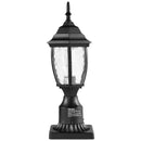 Āra lampas stabiņa gaismeklis ar Dusk-to-Dawn sensoru, 400 mm, staba vai pamatnes stiprinājums