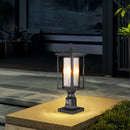 2 gab. Āra lampu stabi ar krēslas-rītausmas sensoru, 450 mm, piestiprināšanai pie staba vai pamatnes