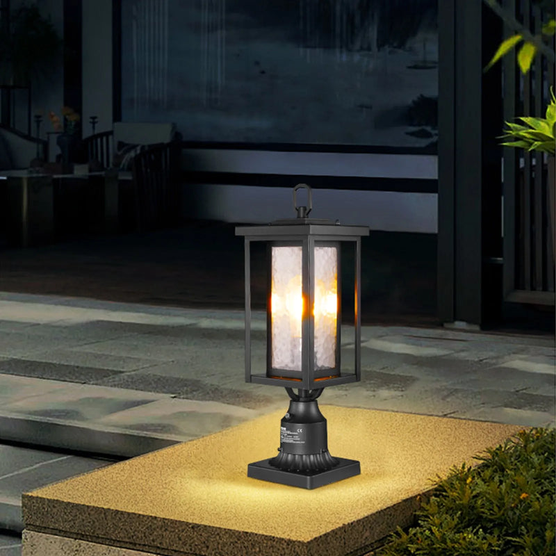 2 gab. Āra lampu stabi ar krēslas-rītausmas sensoru, 450 mm, piestiprināšanai pie staba vai pamatnes