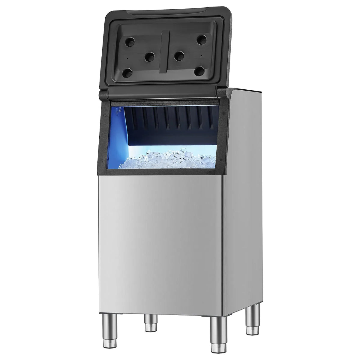 VEVOR Commercial Ice Storage Bin 136 kg with Adjustable Non-Slip Feet
