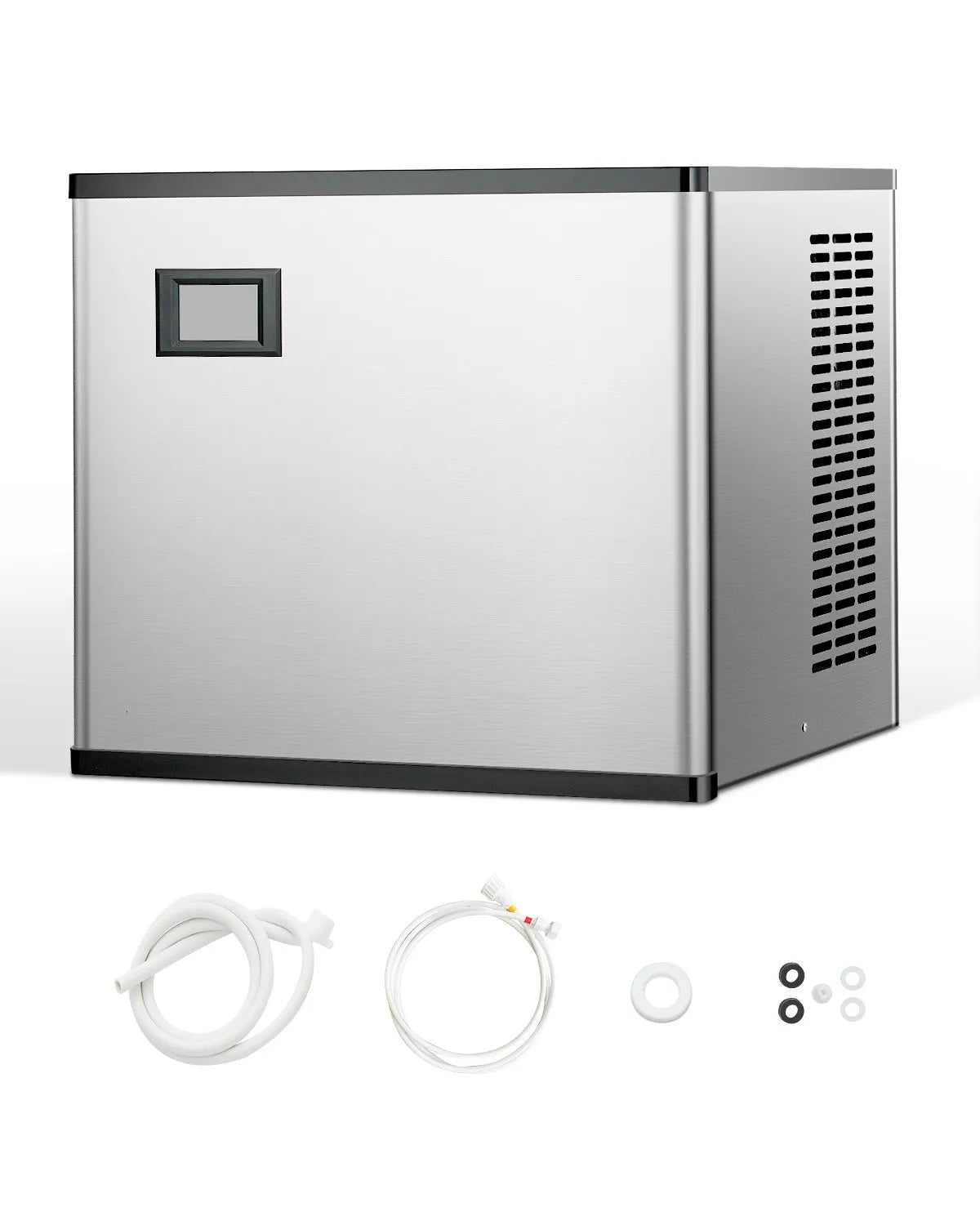 VEVOR komerciālais ledus ģenerators (galva) 136,1 kg/24 h ar pašattīrīšanās funkciju - ZEMLETES.LV