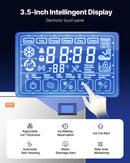 VEVOR komerciālais ledus pagatavotājs 360 lbs/dienā pašattīrīšanās ledus mašīna