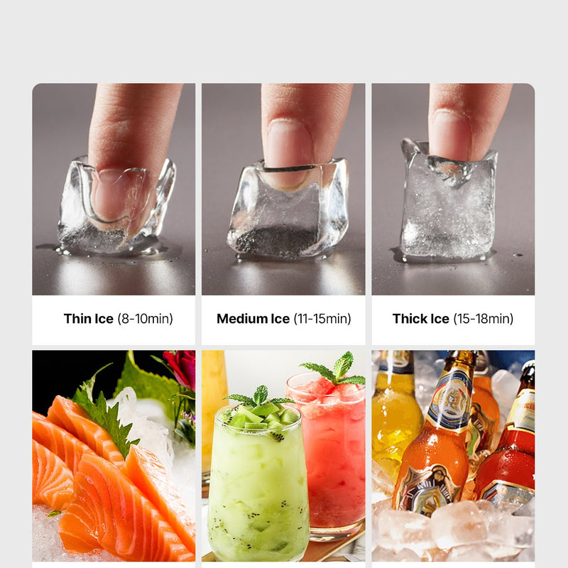 VEVOR komerciālais ledus ražotājs 181 kg/dienā pašattīroša mašīna