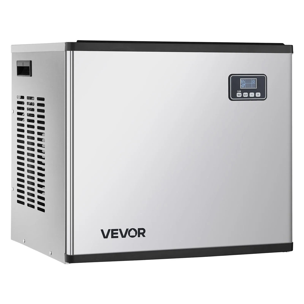 VEVOR komerciālais ledus ģenerators (galva) 249,5 kg/dienā no nerūsējošā tērauda ar pašattīrīšanos, programmējamu ledus ražošanu un regulējamu ledus biezumu, piemērots restorāniem, bāriem, kafejnīcām un viesnīcām - ZEMLETES.LV