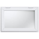 VEVOR 91 cm (G) × 61 cm (P) kioska apkalpošanas logs ar nojumi ēdināšanas treileriem